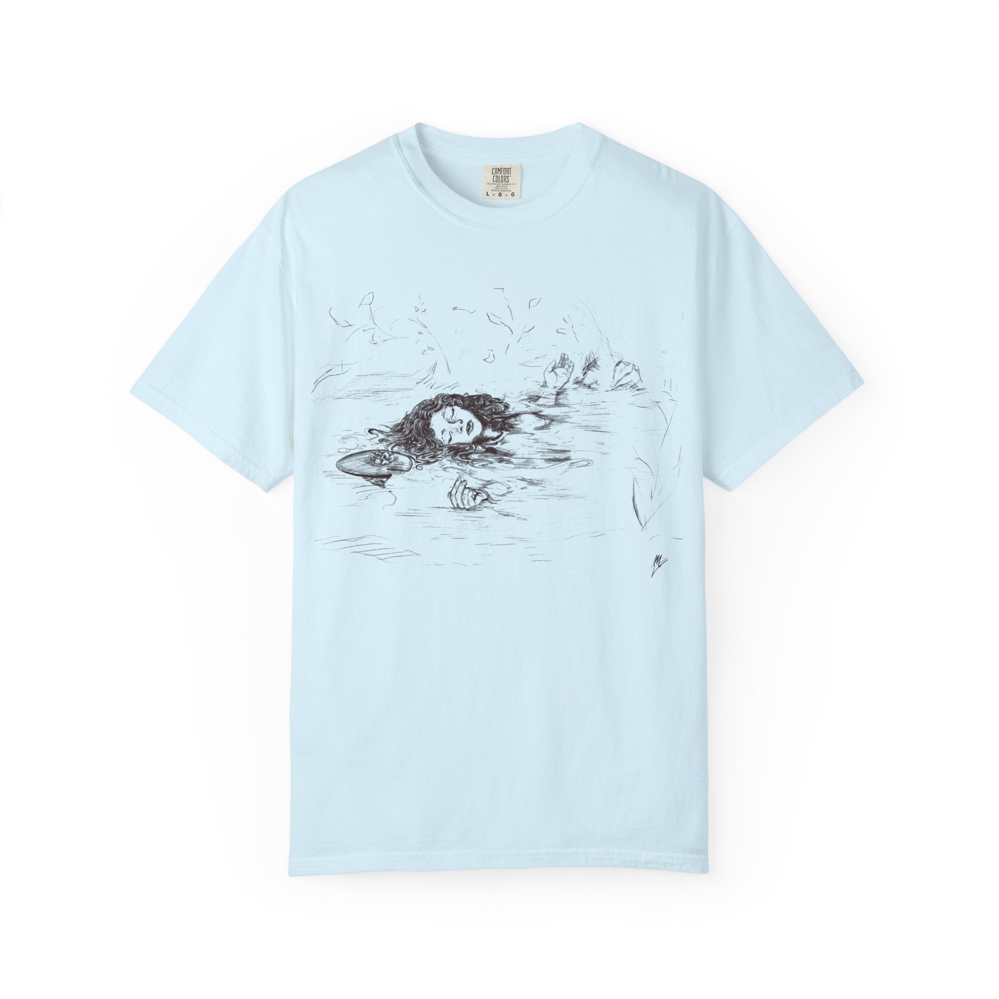 "Ophelia"; Unisex Garment-Dyed T-shirt