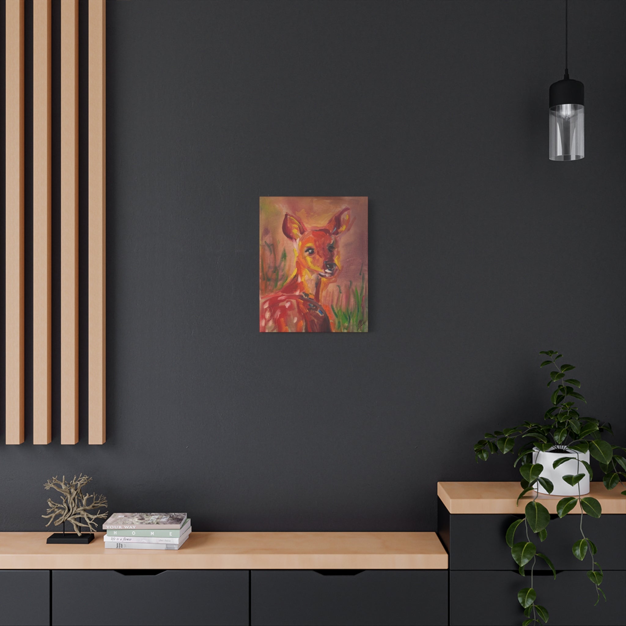 "Fawn 02"; Matte Canvas, Stretched, 1.25"