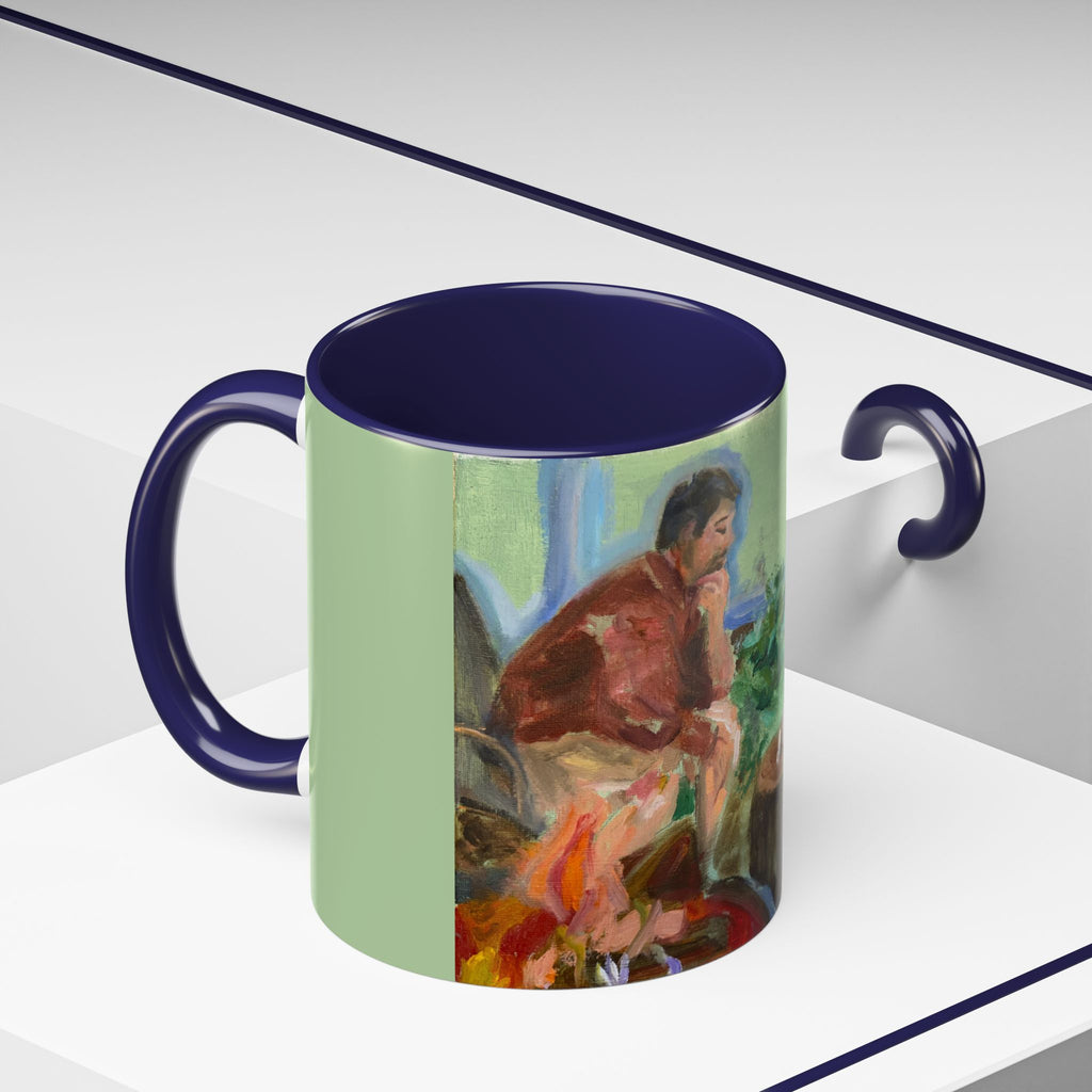 "Chess With Dad"; Accent Coffee Mug (11, 15oz)