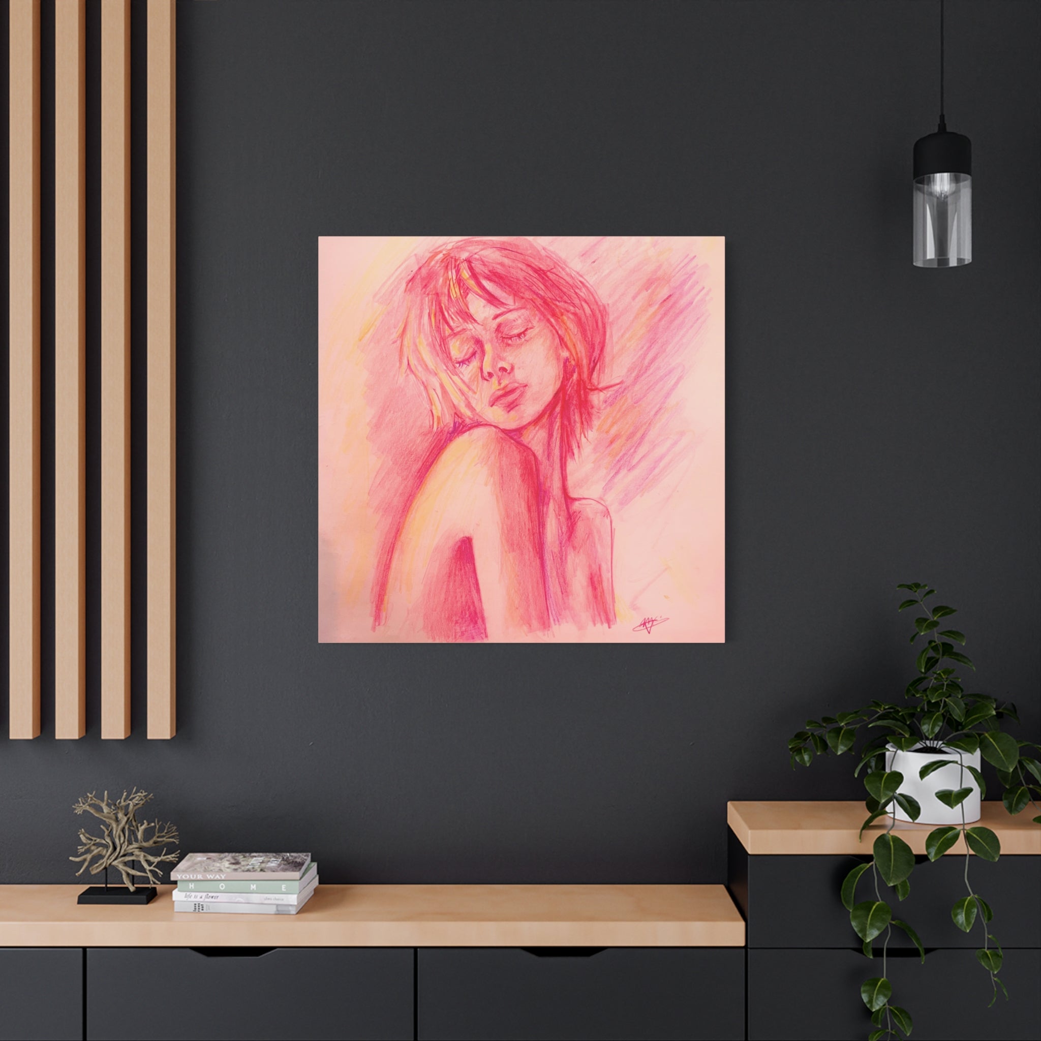 "Sunlit"; Matte Canvas, Stretched, 1.25"