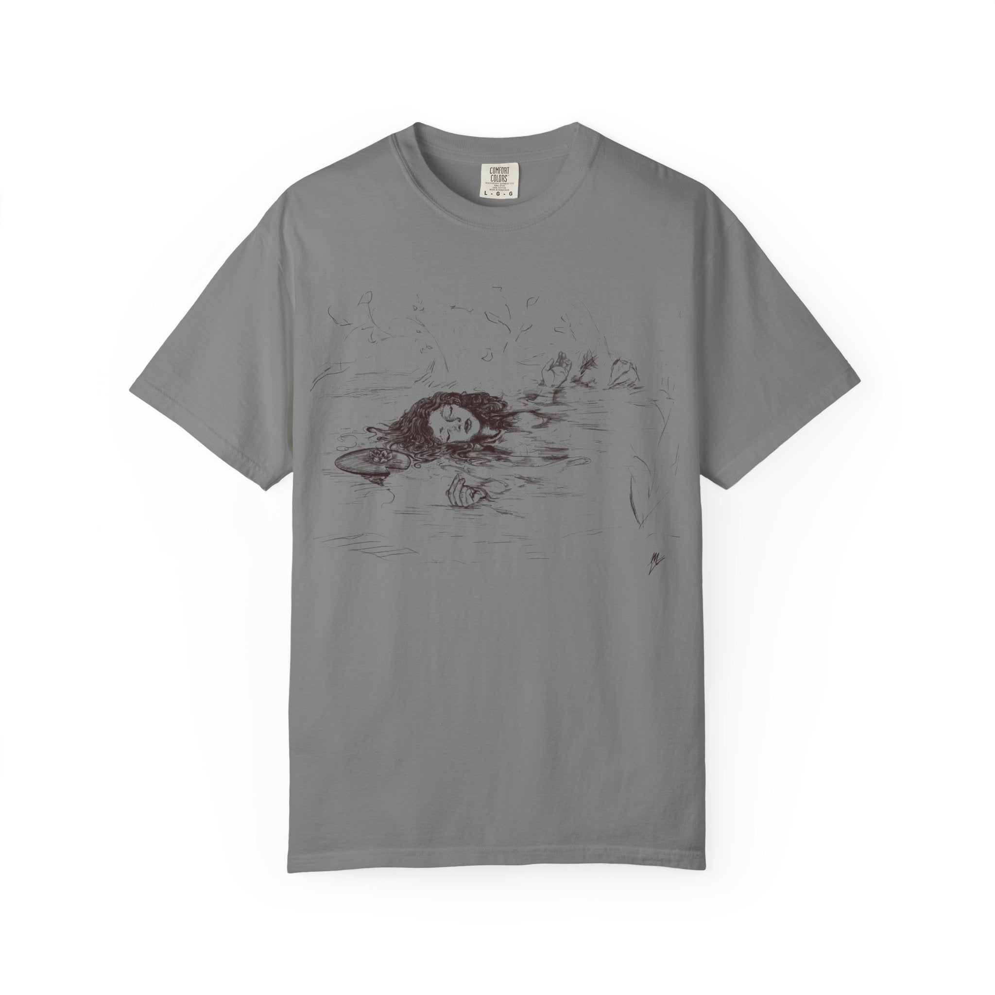 "Ophelia"; Unisex Garment-Dyed T-shirt
