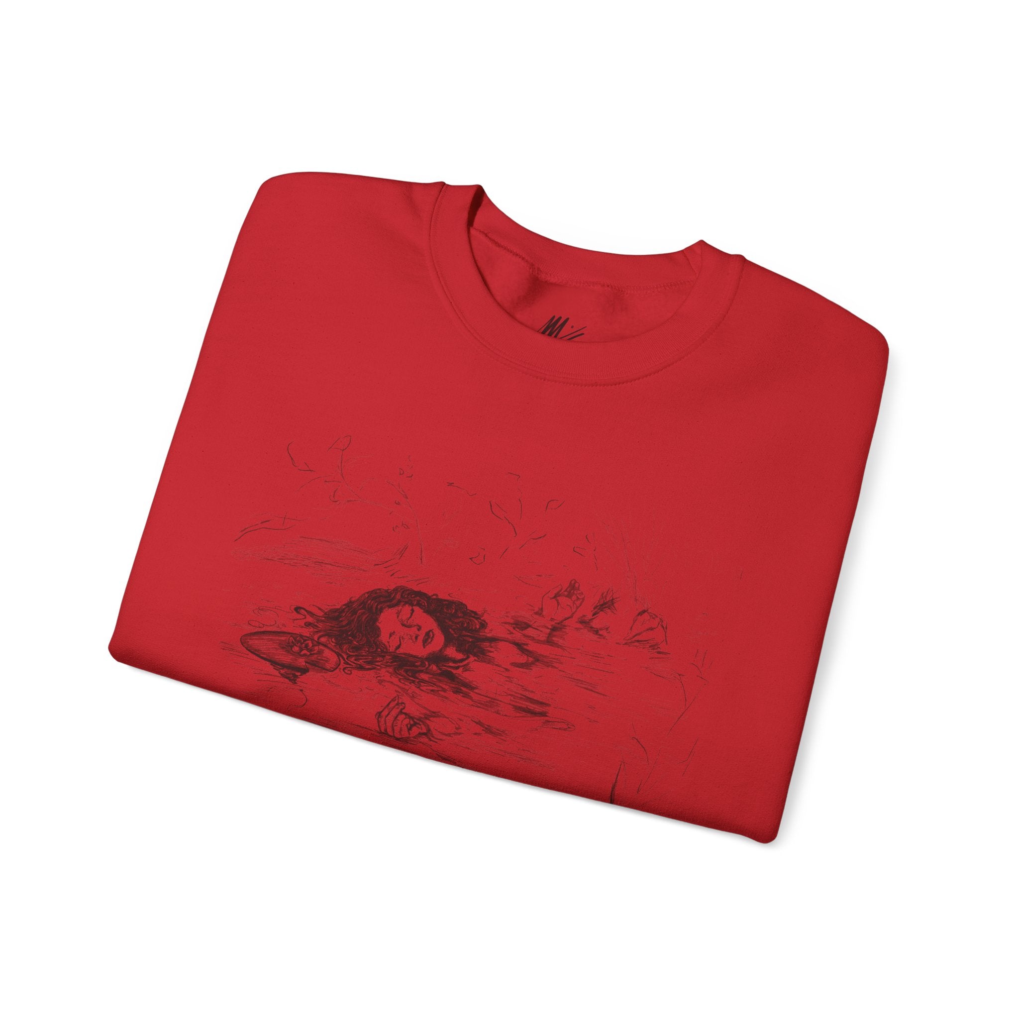 "Ophelia"; Unisex Heavy Blend™ Crewneck Sweatshirt
