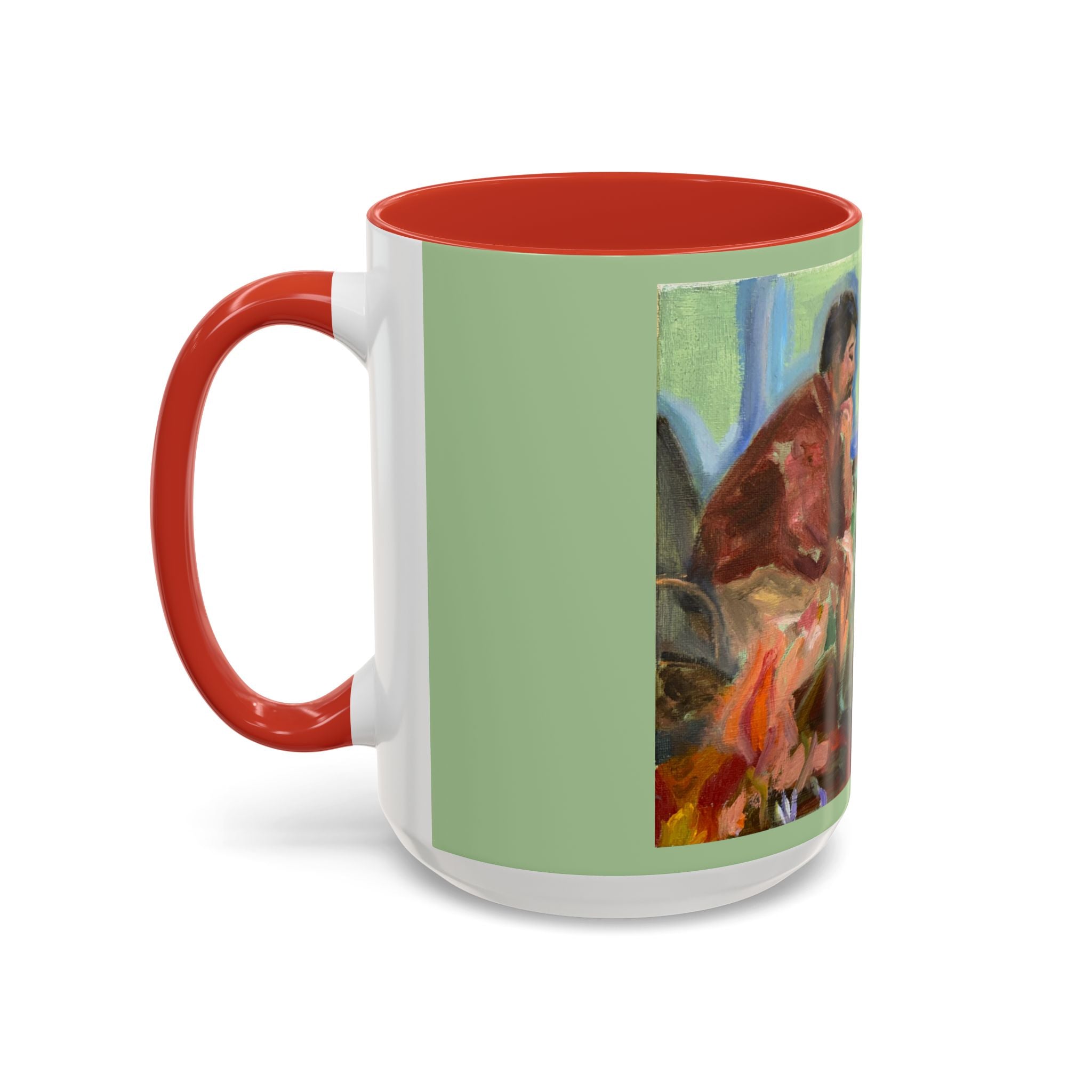 "Chess With Dad"; Accent Coffee Mug (11, 15oz)