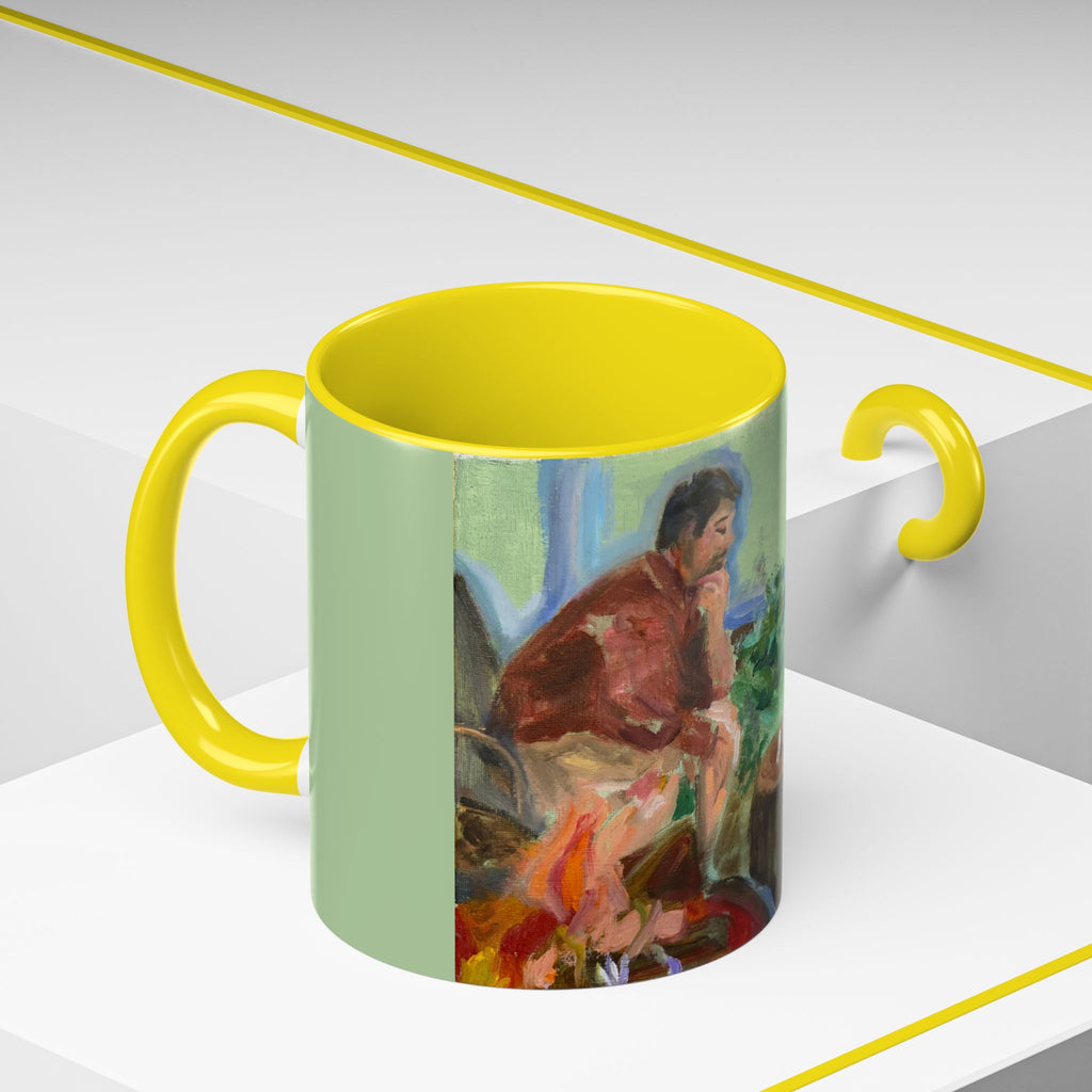 "Chess With Dad"; Accent Coffee Mug (11, 15oz)